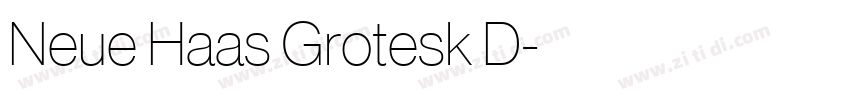 Neue Haas Grotesk D字体转换 Neue Haas Grotesk D字体转换